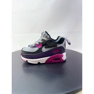 Nike Air Max 90 EasyOn Baby Toddler Size 5C Dark‎ Raisin Purple Shoes HF6359-003